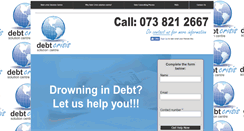 Desktop Screenshot of debtsolution.co.za